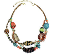 Treska | Short Two Row Chunky Necklace - All Decd Out