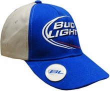 Bud Light | Womens Swarovski Embellished Blue/Grey Ball Cap - All Decd Out