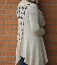Double Zero | Cut Out Cardigan Cream - All Decd Out