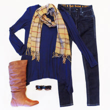 The Hanger | Tunic Top Navy