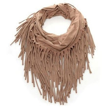 Infinity Scarf | Fringe Mocha - All Decd Out