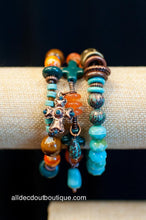 Treska | 3 Strand Bead & Cord Bracelet