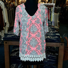 Yahada | Pink Vintage Blouse w/ Floral Trimming - All Decd Out
