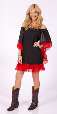 2 Tee Couture | Dress With Ruffles - All Decd Out