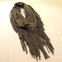 Infinity Scarf | Fringe Olive - All Decd Out