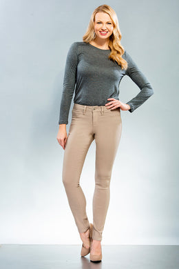 YMI Royalty For You | Missy Hyper Stretch Skinny Sand - All Decd Out
