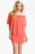 Elan | Solid Coral Mini Dress